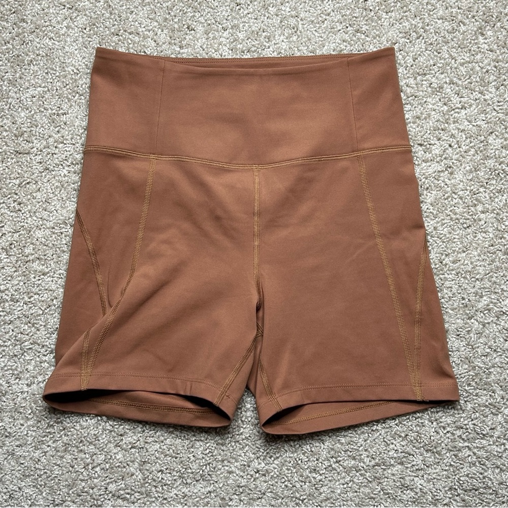 Girlfriend Collective Brown Women's Run Shorts